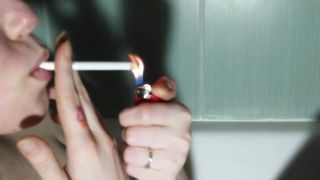 big tits fetish XcreaMMollyX - 036 SMOKING GIRL IN SLOW MOTION. LIPS, smoking on smoking-4