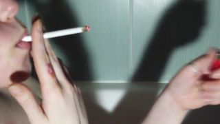 big tits fetish XcreaMMollyX - 036 SMOKING GIRL IN SLOW MOTION. LIPS, smoking on smoking-5