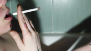 big tits fetish XcreaMMollyX - 036 SMOKING GIRL IN SLOW MOTION. LIPS, smoking on smoking-6