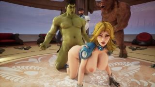 Verified Amateurs Hulk Monster Cock Smash Invisible Woman Sue Storm Anal - Fantastic 4 Hentai Cartoon-3