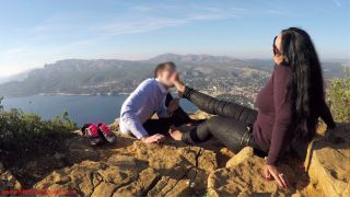 Public foot massage with a view.-0