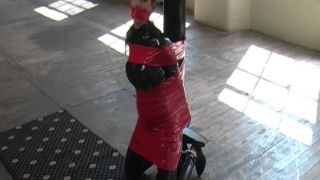 Kneeling bound to a post - Part 3 - 22-01-2014-1