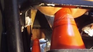 Demensions - Straight Male Taking Huge Cone Stretching Out In The Tool Shed Object Anal-7