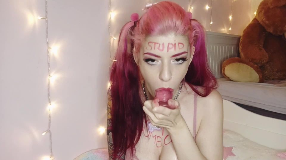 xxx clip 9 PuppyGirlfriend – Dumb Ahegao Girl Deepthroat & Fingering, femdom male slave on lesbian girls 
