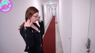 Slim german tinyemily caught on train without ticket  she let ....-1