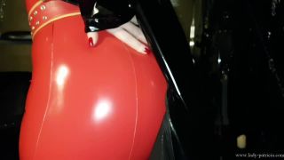 RED LATEXCATSUIT - Mistress Patricia-1