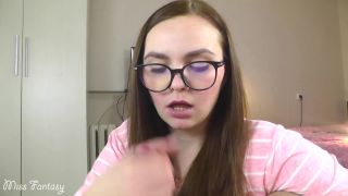 Miss FantasyBlowjob and handjob from cutie in glasses a lot of sperm-8