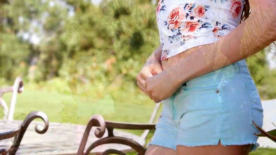 Elena Koshka Hopes She Doesn'T Get Caught Masturbating In A Public Park