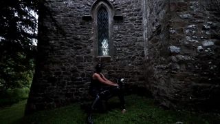 Outdoor Sex in the graveyard latex rubber nun gets face fuck and cock i-[lovely-femdom.com - best femdom porn online]-5