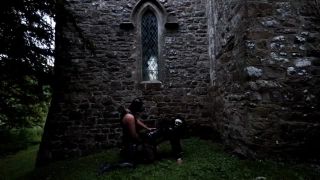 Outdoor Sex in the graveyard latex rubber nun gets face fuck and cock i-[lovely-femdom.com - best femdom porn online]-6