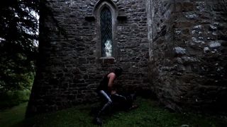 Outdoor Sex in the graveyard latex rubber nun gets face fuck and cock i-[lovely-femdom.com - best femdom porn online]-8