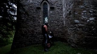 Outdoor Sex in the graveyard latex rubber nun gets face fuck and cock i-[lovely-femdom.com - best femdom porn online]-9