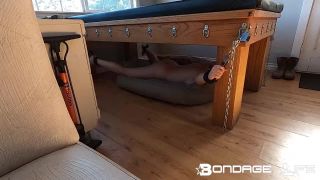 porn clip 2 bdsm bondage sex Timeout Under The Table, humilation on bdsm porn-8