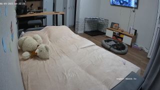 Voyeur Cam捉2025: Lyalya Sega LivingRoom Sex HD720P Amateur Night-4