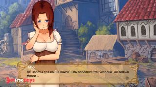 the girl turned 18 and she is fucked by 3 orc cocks in her pussy ass and mouth in the village-2