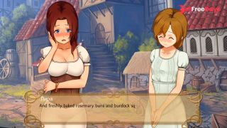 the girl turned 18 and she is fucked by 3 orc cocks in her pussy ass and mouth in the village-3
