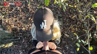 [GetFreeDays.com] Girl Deep Sucking and Doggy Fuck in the Forest - Oral Creampie Sex Leak December 2022-2