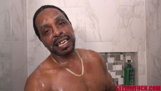 clip 19 SeeHimFuck – Natalie Porkman-  Brickzilla & His 13” Monster Cock Get Rimmed, foot fetish masturbation on black porn -9