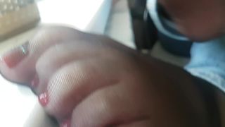 online adult video 24 pregnant smoking fetish fetish porn | Shoe fetish – Rina Foxxy – black nylon, feet flats tease - shoe fetish - feet porn fetish xxx | nylon-feet-2