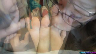  Alania and Bubbles worship Rosie's feet  -8