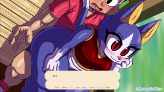 MommaGaming - Animal Crossing Cat Sat On My Cock THE FATTES THIGHS - Waifu Crossing R34 Hentai Game (VA)-7
