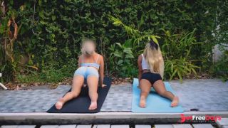 [GetFreeDays.com] Pool Cleaner Helps to Stretch Two Cute Blondies  Juicy 3some Adult Stream April 2023-0