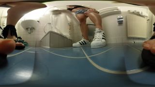 online xxx video 6 Winzlings Shrinking Clips – Alice and Alina strip for you in the bathroom VR360 - femdom pov - masturbation porn used condom fetish-2