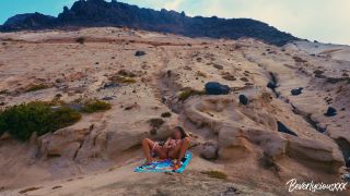 Shameless MILF On Vacation Masturbates On A Public Beach Then Gets Fuck-2