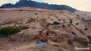 Shameless MILF On Vacation Masturbates On A Public Beach Then Gets Fuck-4