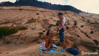 Shameless MILF On Vacation Masturbates On A Public Beach Then Gets Fuck-8