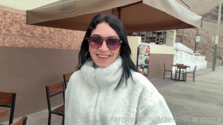 Artemis Carmona Double Blowjob And Cumwalk From Out Of An Abandoned Building (Blowjob porn)-7