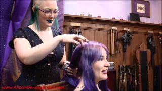 Aliceinbondageland com H265Denali Alice Head Shaving Haircut HD-2
