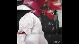 Miss Laura - mistresslaura11 () Mistresslaura - nbsp full clipnbsp red pvc glove worship spitting and slapping my masked gimp is so 12-12-2019-6