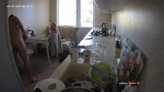 Voyeur - House - Tatiana And Friend Kitchen Blowjob Deepthroat 29 09 2024 Cam 2 720P - Voyeur-8