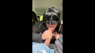 In the car outside she sucks and swallows-8