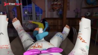 [GetFreeDays.com] 3DGSPOT - Horny Brunette Deepthroats And Fucks A Mans Big Cock In Plaster 3D CARTOON PORN Sex Clip December 2022-0