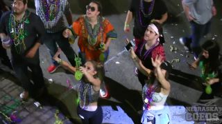 Mardi Gras 2017 From Our Bourbon Street Apartment Girls Flashing For  Beads-5