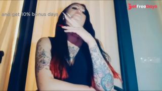 [GetFreeDays.com] Smoking fetish. Dominatrix smokes and blows cigarette smoke in your face Sex Stream December 2022-2