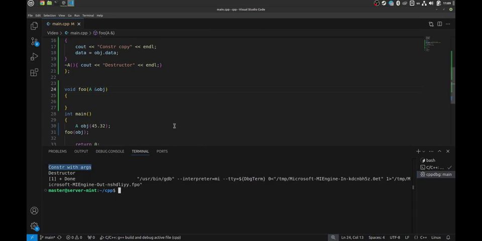 Programming 41 Copy Constructor