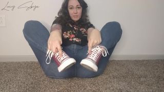 online clip 6 Lucy Skye – Slut for Chucks, femdom husband on pov -5