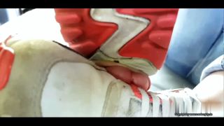 sweet cock trample and happy end over Nike Airmax.-6