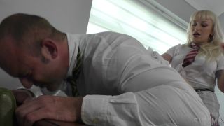 SCHOOL WIMP GETS STRAP ON FUCKED-4