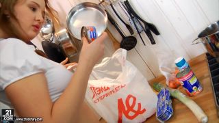 GapeLand/21Sextury.com - Lolly Moon - What a dirty kitchen Fisting!-0