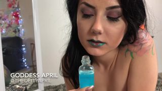 Goddess April Sip My blue spit - Financial Domination-6