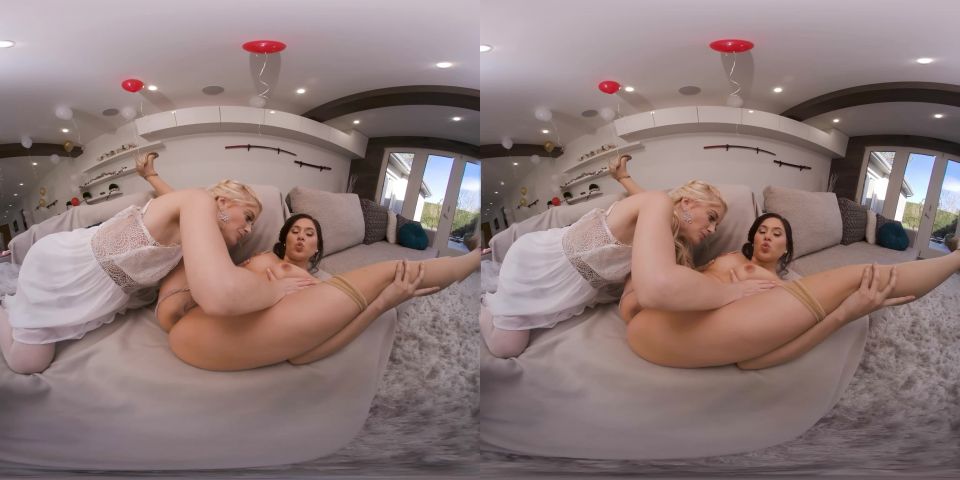 xxx video clip 15 Wedding Night Cuckold - Charlotte Stokely and Shyla Jennings Oculus Rift on virtual reality femdom forced gay