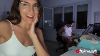 adult clip 15 ModelsPorn - No Nut November Ends With a Massive Cumshot - Huge Facial!!! My Sweet Apple [FullHD 1080p] | hd porn | pov teen hardcore anal xxx-0