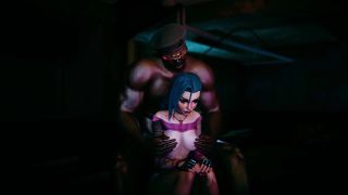 7146 Jinx and Vi fucked by Big Black Cock-1