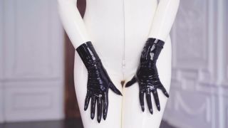 free porn clip 32 Miss Ellie Mouse – Sexy Sounds of White Latex Catsuit | latex | bdsm porn kigurumi fetish-1