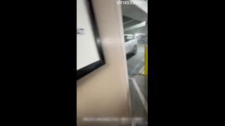 Blowjob Izzy_Swallows Izzy Teases as a Naughty Nurse Gulping Stranger Cock in Parking Lot Video-2