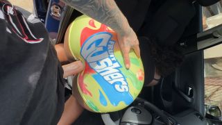 Big Booty Ebony Gets Fucked Through A Hole In Her Tight Gusher Shorts O.-7